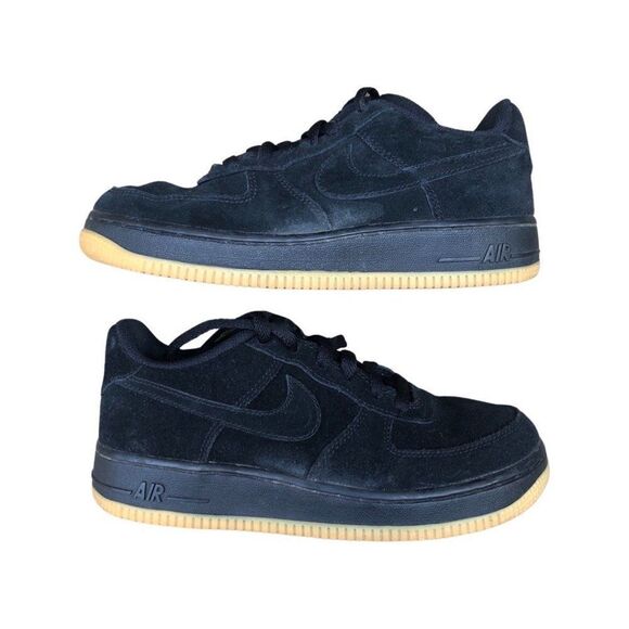 Nike Air Force 1 Premium GS 'Black Gum' Size 5 - Picture 1 of 12